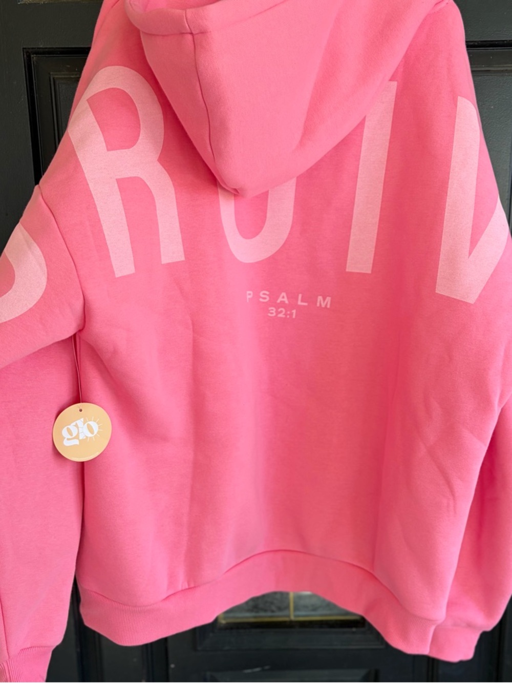GLO kingdom travel essentials hoodie